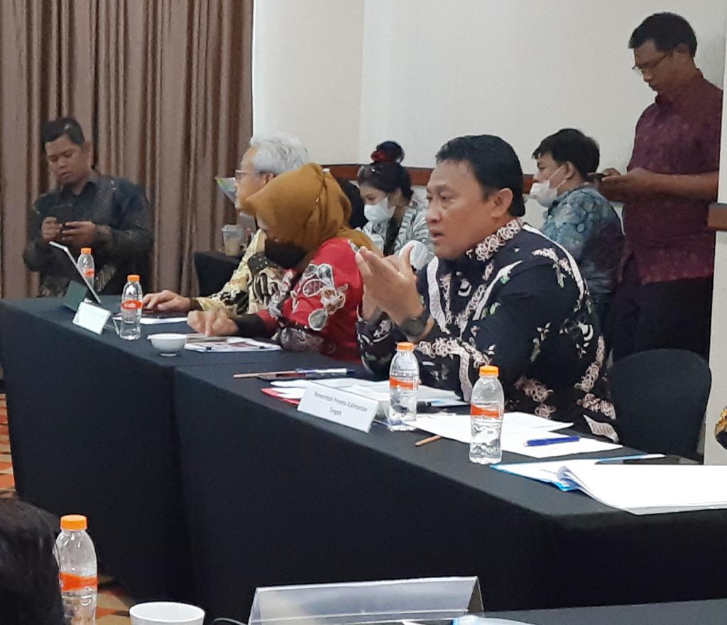 Wagub Kalteng Ikuti Presentasi Uji Publik Dalam Rangka Monitoring Dan Evaluasi Keterbukaan Informasi Publik