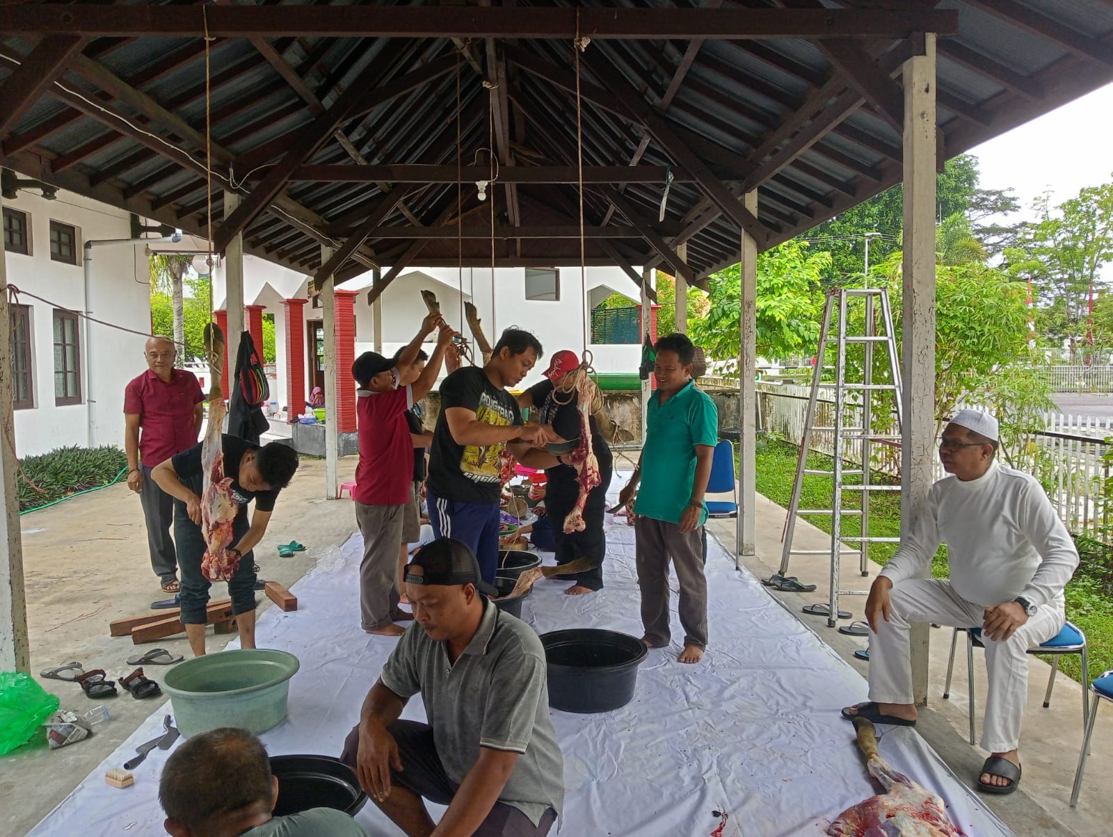 Majelis Talim Assamkiyah Dislutkan Prov. Kalteng Laksanakan Penyembelihan Hewan Kurban Sebanyak Dua Ekor Sapi dan Empat Ekor Kambing