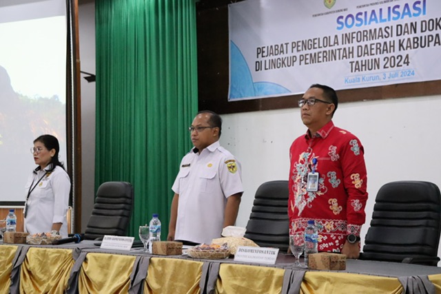 Diskominfosantik Prov. Kalteng Hadiri Sosialisasi PPID Lingkup Pemerintah Kabupaten Gunung Mas