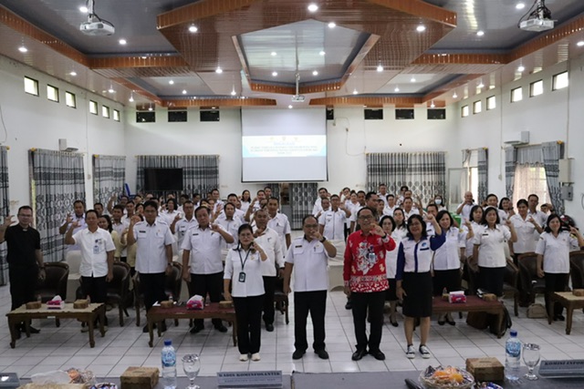 Diskominfosantik Prov. Kalteng Hadiri Sosialisasi PPID Lingkup Pemerintah Kabupaten Gunung Mas