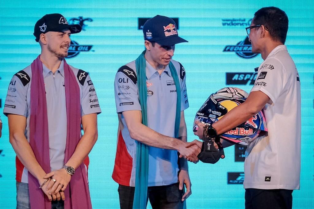 Menparekraf Apresiasi Tim Gresini Racing Promosikan Produk-produk Indonesia di Pasar Internasional