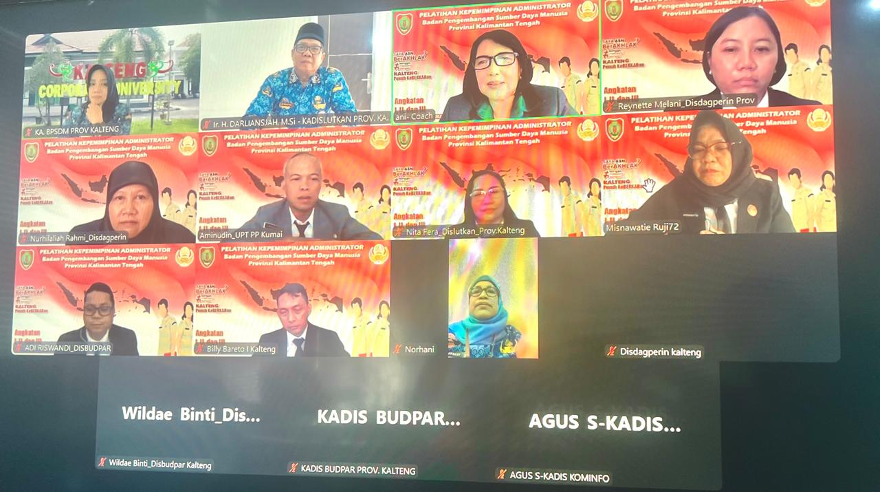 Kepala Dislutkan Prov. Kalteng Darliansjah Jadi Mentor Seminar Pelatihan Kepemimpinan Administrator