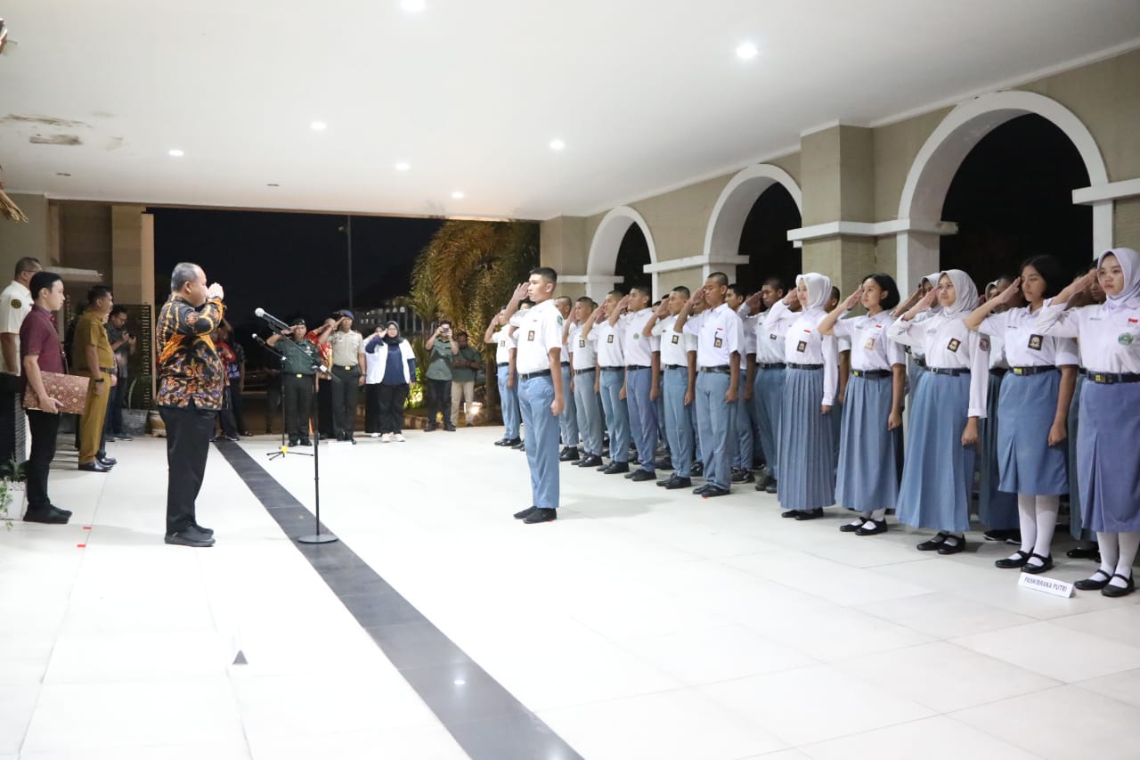 Plh Asisten Pemkesra Maskur Buka Pemusatan Pendidikan dan Pelatihan (Pusdiklat) Paskibraka