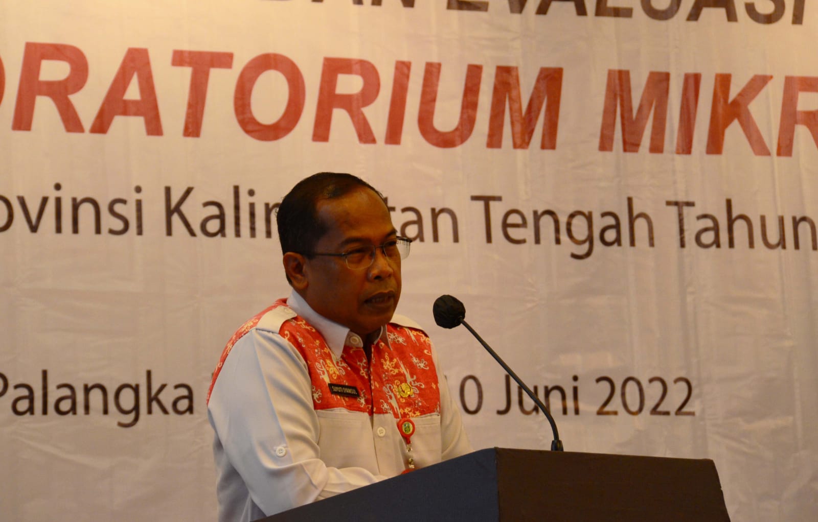 Dinkes Prov. Kalteng Melalui Bidang P2P Laksanakan Kegiatan Monev Laboratorium Mikroskopis Tahun 2022