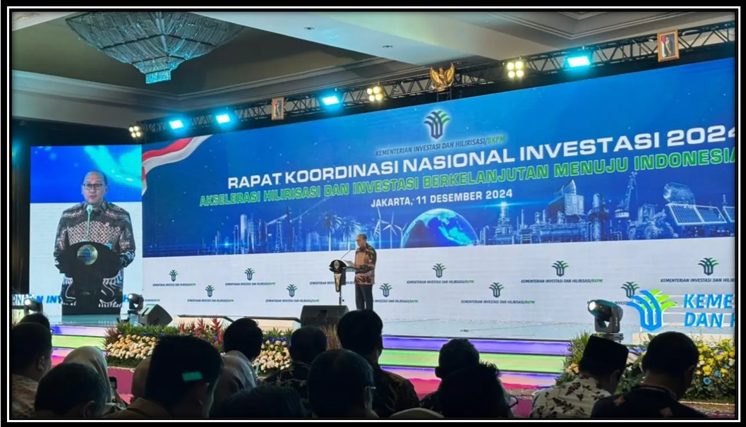 DPMPTSP Prov. Kalteng Ikuti Rakornas Investasi 2024