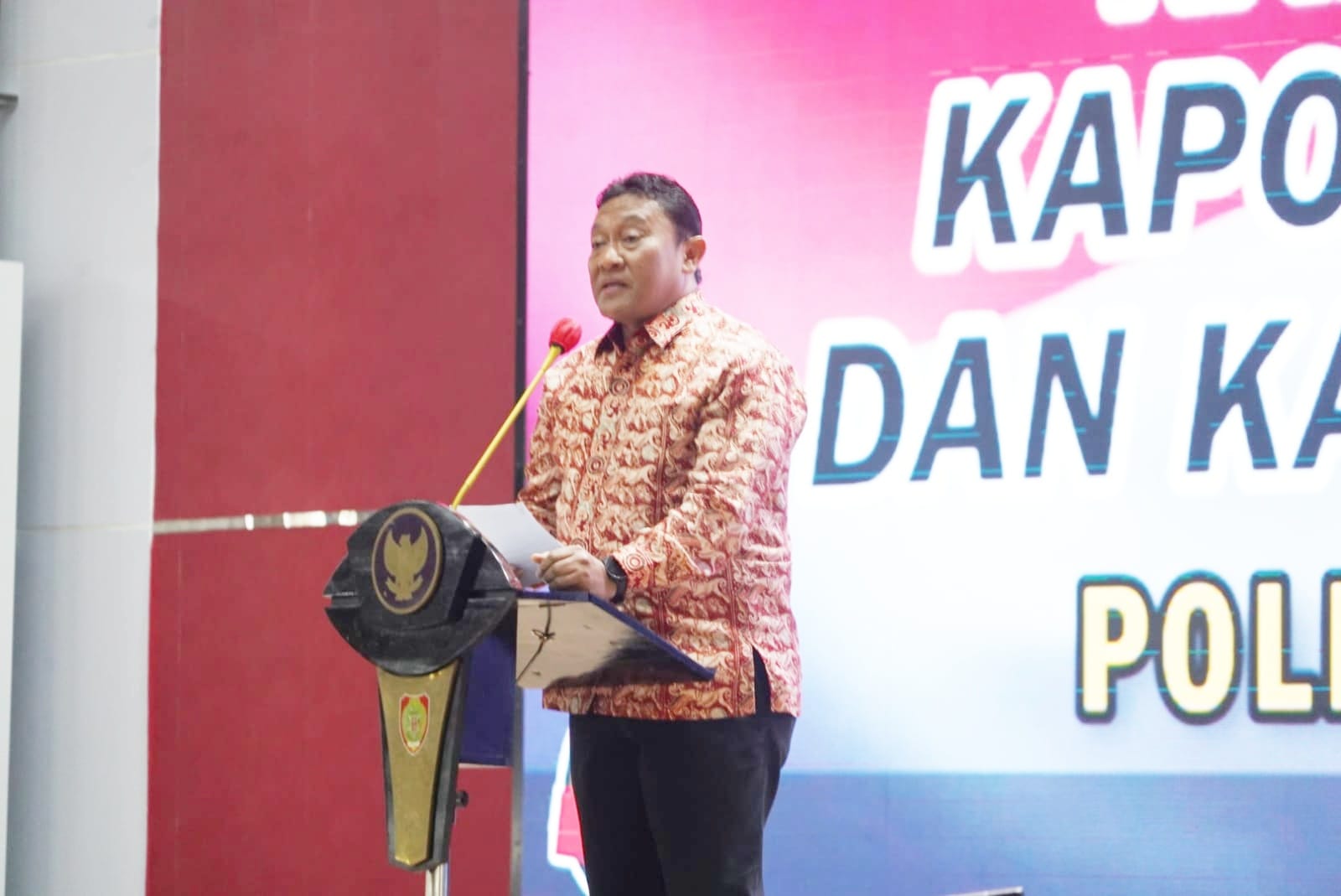 Wagub Kalteng Hadiri Acara Kenal Pamit Wakil Kepala Kepolisian Daerah Kalteng