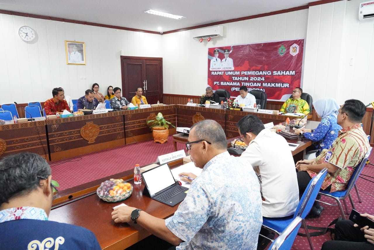 Wagub Edy Pratowo Hadiri Rapat Umum Pemegang Saham (RUPS) PT Banama Tingang Makmur (Perseroda) Tahun 2024