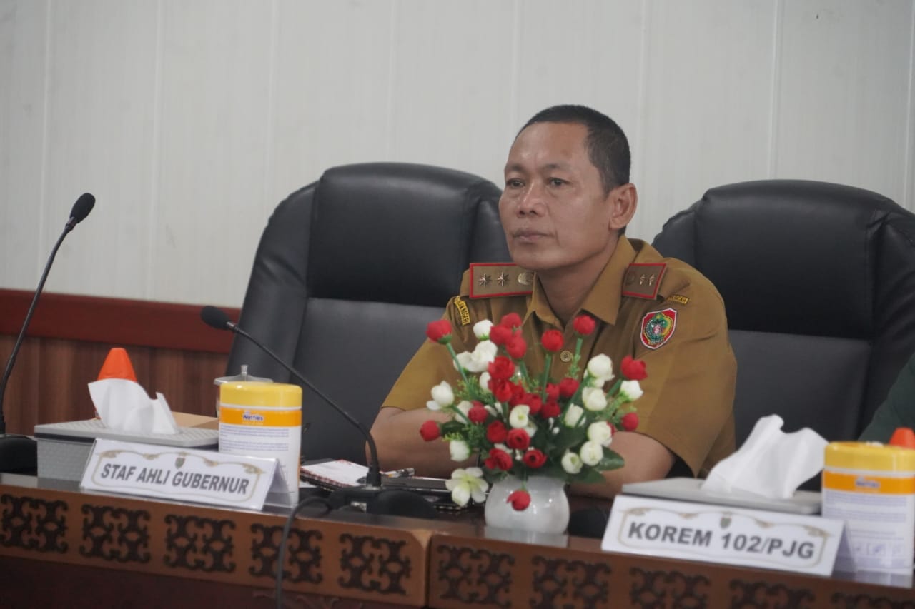 Sahli Yuas Elko Hadiri Rakor Pengendalian Inflasi Daerah Bersama Menteri Dalam Negeri RI Tito Karnavian Secara Virtual