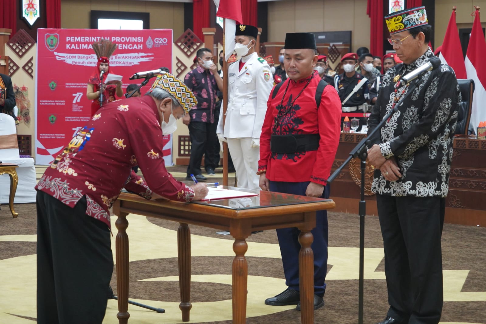 Pengurus DAD Prov. Kalteng Resmi Dilantik Masa Bakti 2021-2026