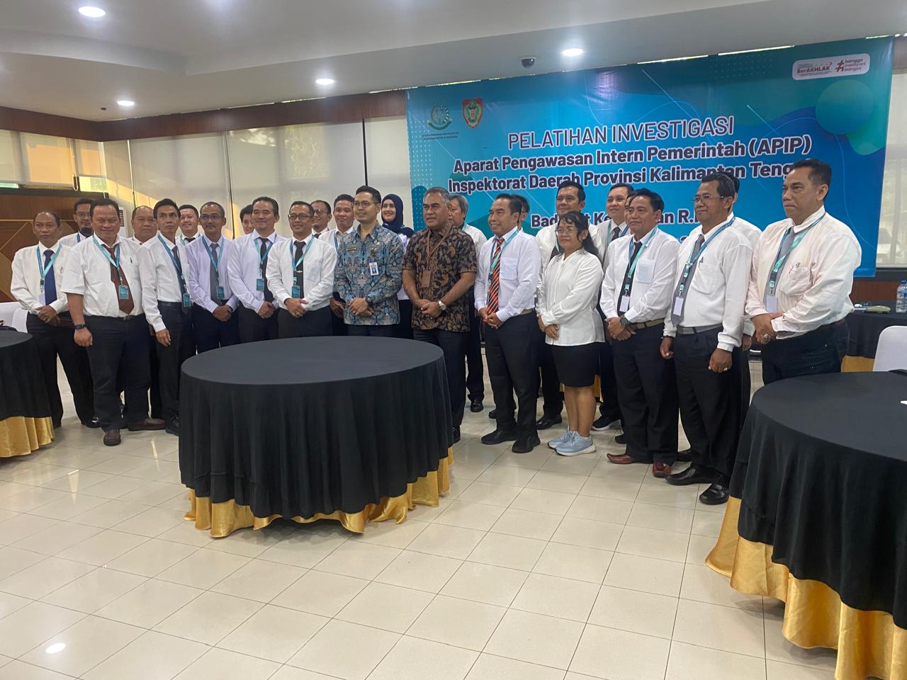 Pelatihan Audit Investigasi APIP Inspektorat Daerah Prov. Kalteng Resmi Ditutup