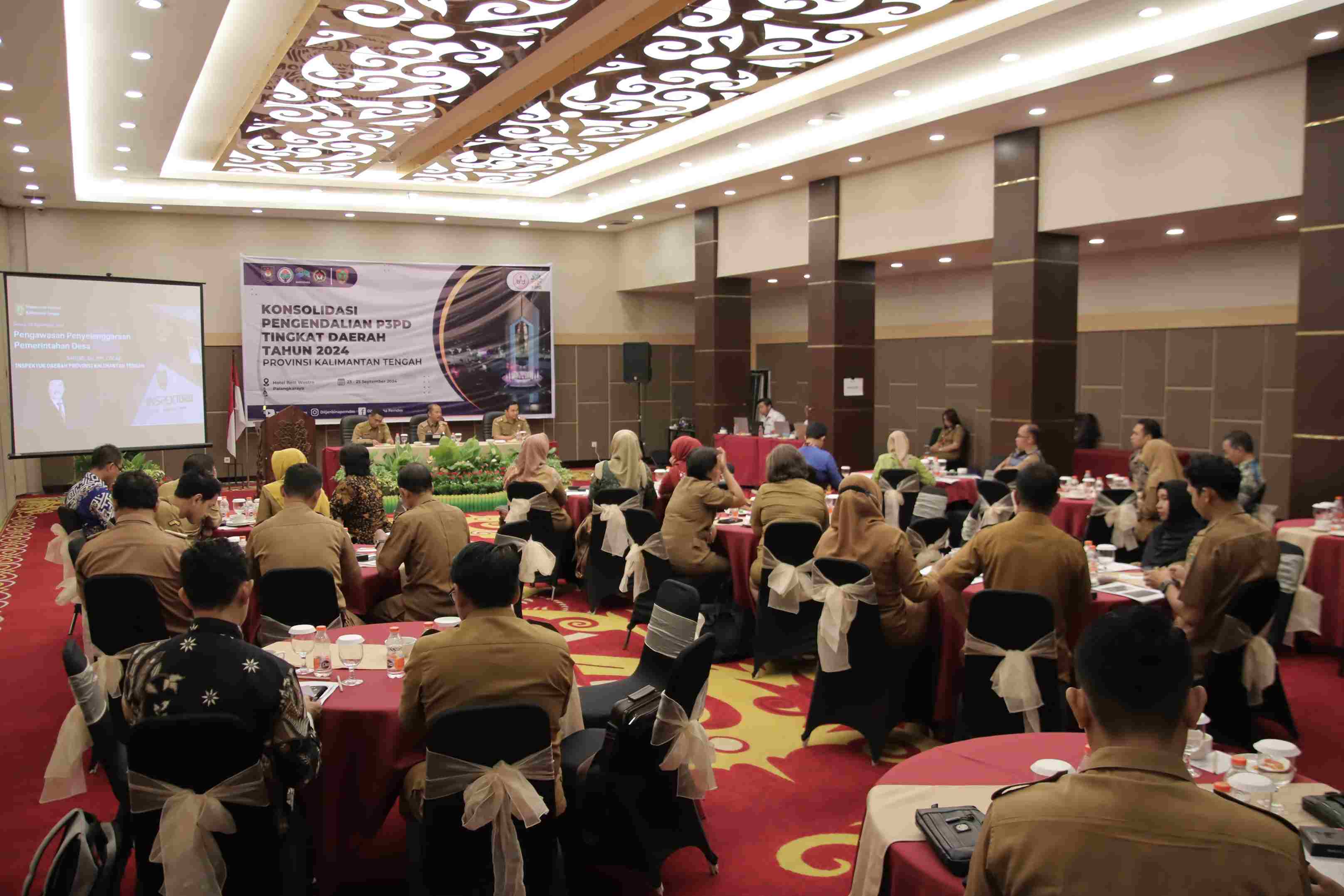 Inspektur Daerah Prov. Kalteng Saring  Jadi Narasumber Pada Sesi Pengawasan Penyelenggaraan Pemerintah Desa