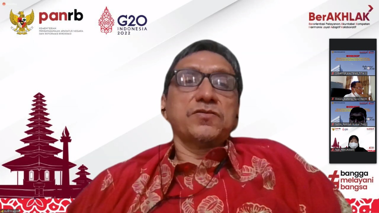 Pj. Sekda Nuryakin Buka Workshop Strategi Optimalisasi Implementasi Reformasi Birokrasi