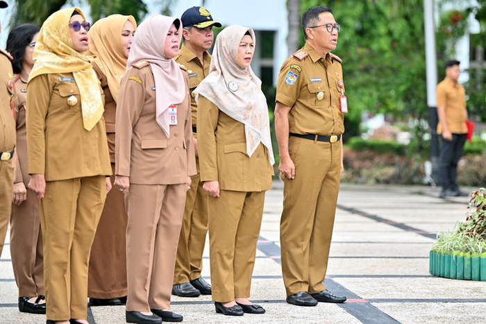 Pemprov. Kalteng Apel Gabungan ASN dan Pegawai Kontrak dengan Mengusung Tema Sukseskan Pilkada Serentak dengan Netralitas ASN