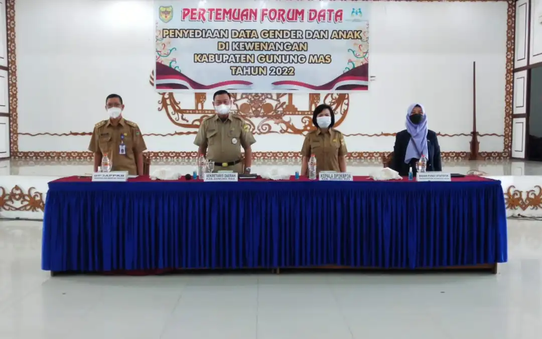 P2KBP3A Gelar Rakor Pertemuan Forum Data Terpilih Gender Dan Anak Tahun 2022