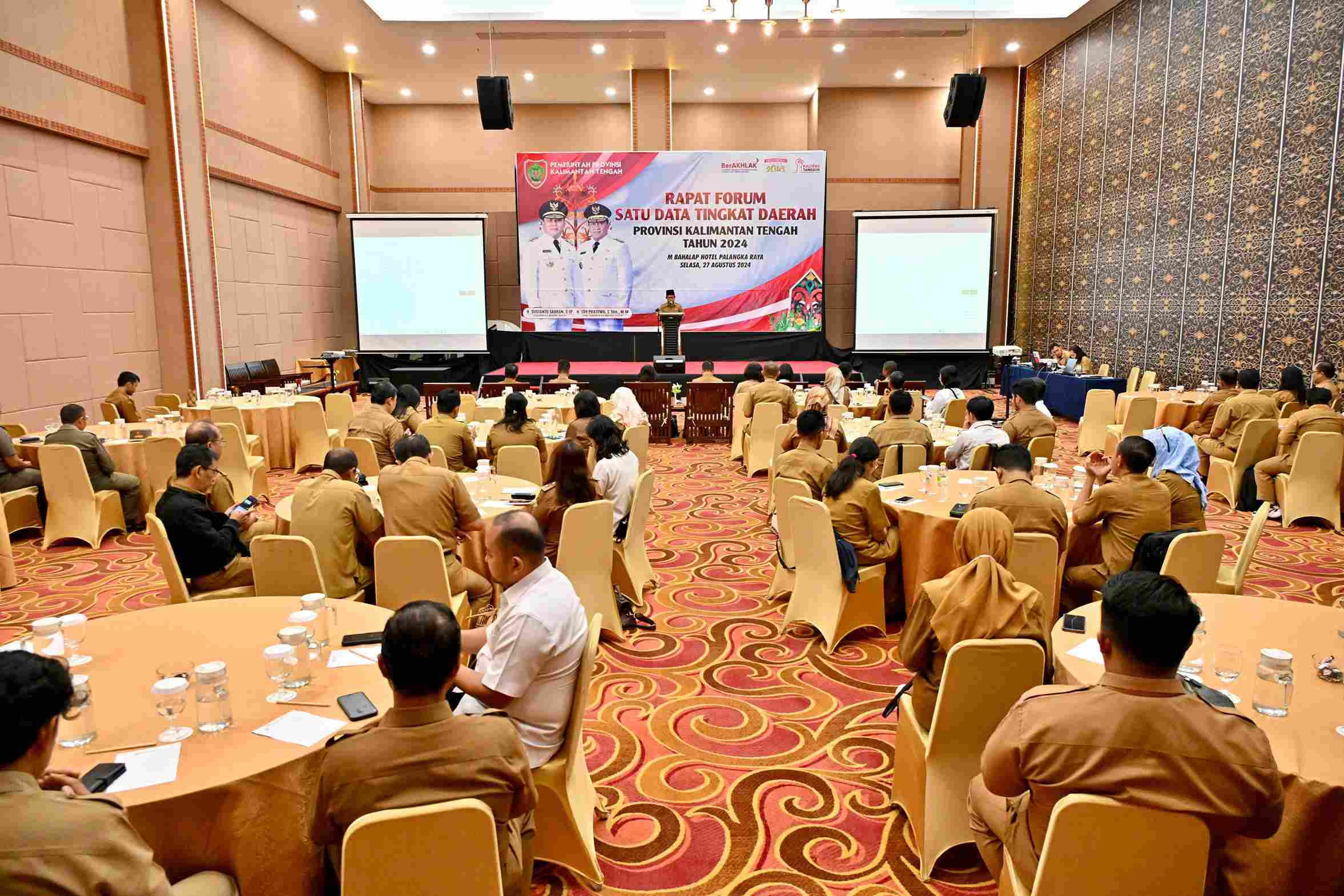 Pemprov Kalteng Gelar Rapat Forum SDI Tingkat Daerah Prov. Kalteng Tahun 2024