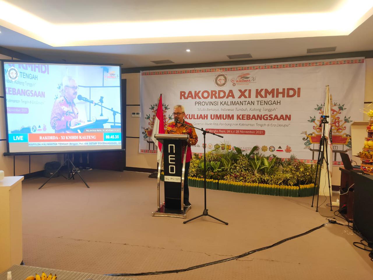 Rapat Koordinasi Daerah XI Kesatuan Mahasiswa Hindu Dharma Indonesia Dibuka Secara Resmi Oleh Staf Ahli Gubernur KSDM  