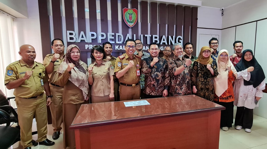 Bappedalitbang Prov. Kalteng bersama LPPIA FIA UI Lakukan Sinkronasi Data dan Diskusi